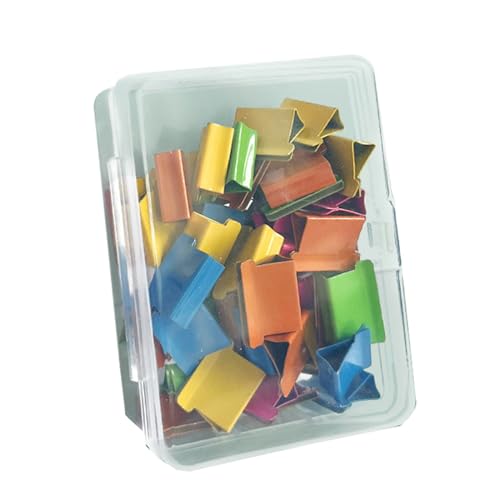 RPFROP Schreibtischhefter, Binder-Clips, Schule, Büro, nahtlose Heftklammern, Spender, Nachfüll-Clip von RPFROP