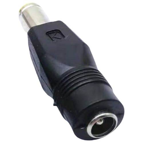 RPFROP Schwarzer Ladeadapter, Netzteil-Adapter DC5521 auf DC7955, Umwandlungskopf, Buchse auf Stecker, Konverter von RPFROP