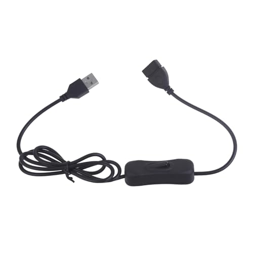 RPFROP USB Kabel Mit Tastensteuerung Stecker Auf Buchse Schalter Zum EIN Und Ausschalten Der LED Lampe Geeignet Für Reise Recorder Schreibtischlampen von RPFROP