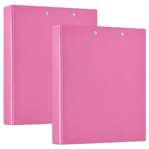 Spinell Red Three Ring Binders, D Ring Binder, 3 Ring Binder with Pockets, Flexible 3 Ring Binder, School Binders (2 Pack) von RPLIFE