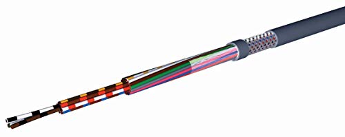 RS PRO Datenkabel 1,0 mm² Ø 6.2mm, Kupfergeflecht geschirmt PVC isoliert Mehrleiter Grau, Packung a 100 Meter von RS PRO