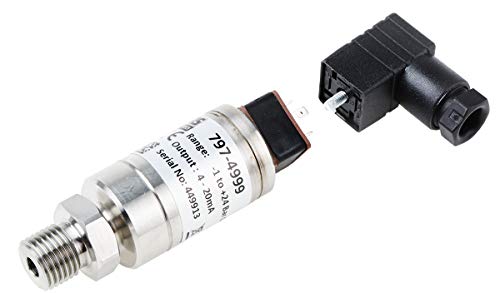 RS PRO G1/4 Relativ Drucksensor -1bar bis 24bar, Stromausgang 4 → 20 mA, für Gas, Hydraulikflüssigkeit von RS PRO