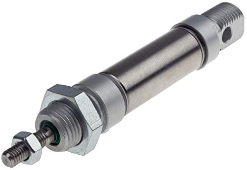 RS PRO ISO 6432 Pneumatikzylinder doppeltwirkend, Bohrung Ø 16mm / Hub 10mm, bis 10bar von RS PRO