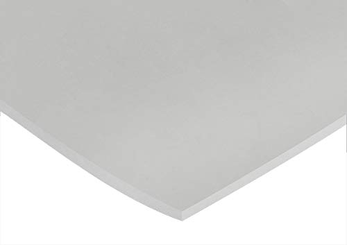 RS PRO Moosgummiplatte Silikon, Weiß, 600mm x 1.5mm x 600mm 1.25g/cm³ von RS PRO