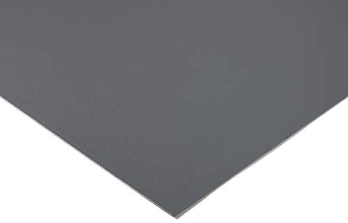 RS PRO PVC Kunststoffplatte, Grau, 6mm x 1000mm x 1000mm / 1.47g/cm³ bis +60°C, Voll von RS PRO