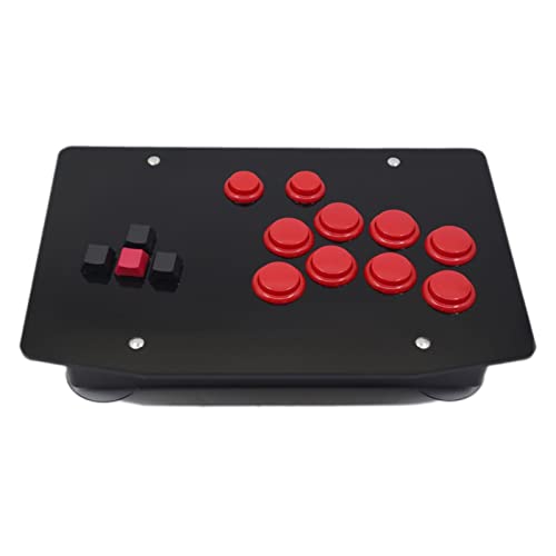 Rac-j500k. Tastatur Plus-Taste. Mixbox Arcade kämpfen Joystick. USB Computer-Mobiltelefon Computerzubehör (Size : Red) von RSHENT