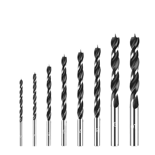 8-teiliges Spiralbohrer-Set, 3–10 mm, Holzbohrer, titanbeschichtet, for Holzbearbeitung, Metallbohrer, Werkzeuge von RTKYYZ