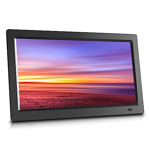 Großer digitaler Bilderrahmen 32 Zoll 1920 * 1080 IPS-Display, Bewegungssensor, 1080P Bester digitaler Bilderrahmen for Verschenken (Color : Black) von RUIRUME