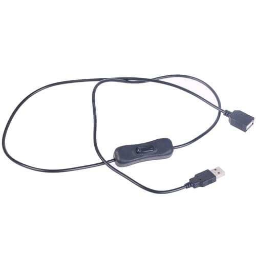 RUMDS Verbessertes USB-Kabel mit Schaltern, USB-Verlängerungskabel zum Fahren, LED-Schreibtisch, LED-Licht, breite Kompatibilität, einfache Steuerung von RUMDS