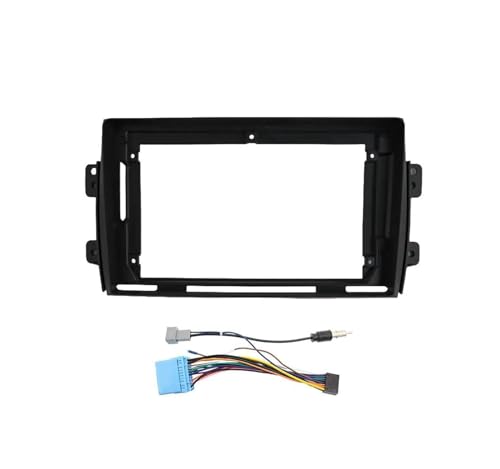 Stereo-Panel-Dash 9 Zoll Autorahmenblende Radio Armaturenbrett Einbausatz Für FIAT Für Sedici 2005 2006 2007 2008 2009 2010 2011 2012 2013 2014 Autoradio-Blende(Rahmenkabel) von RVEVFBKBAL