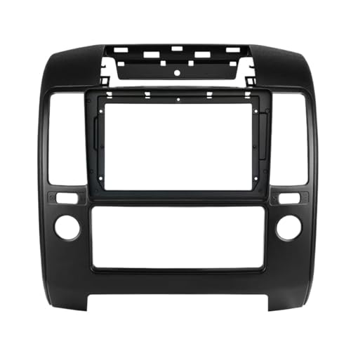 Stereo-Panel-Dash Für N&issan Für Navara D40 2006-2012 Armaturenbrettrahmen MP5 Player 2 Din 9 Zoll Auto Armaturenbrett Set Autoradio-Blende von RVEVFBKBAL