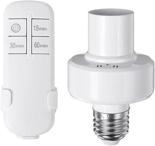 Fassungskonverter, Bajonett-zu-Schraub-Glühbirnen-Adapter, Glühbirnen-Konverter, Lampensockel-Konverter, E27-Glühbirnen-Adapter, Schraube, Fernbedienung, Lampenfassung, 110 V/220 V, for die Verwendung von RYRYR