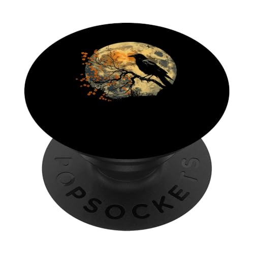 Rabe Mond Krähe Natur PopSockets mit austauschbarem PopGrip von Rabe Cottagecore Krähe Outfits