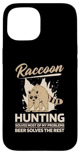 Hülle für iPhone 15 Waschbär Jagd Coon Wildlife Tiere Jagd von Raccoon Hunting