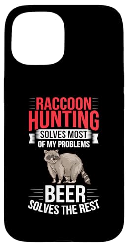 Hülle für iPhone 15 Waschbär Jagd Coon Wildlife Tiere Jagd von Raccoon Hunting