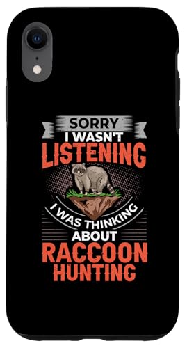 Hülle für iPhone XR Waschbär Jagd Coon Wildlife Tiere Jagd von Raccoon Hunting