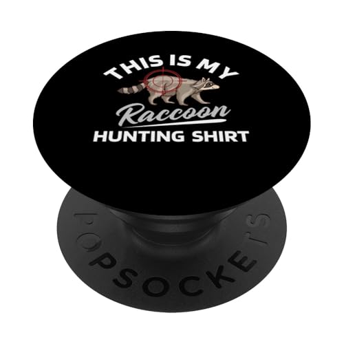 Waschbär Jagd Coon Wildlife Tiere Jagd PopSockets Klebender PopGrip von Raccoon Hunting