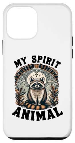 Hülle für iPhone 12 mini My Spirit Animal Lustiger Waschbär von Raccoon Lover Designs