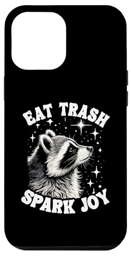 Hülle für iPhone 14 Plus Eat Trash Spark Joy Lustiger Waschbär von Raccoon Lover Designs