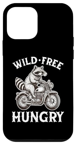 Hülle für iPhone 12 mini Wild Free Hungry Motorradfahrer Biker Waschbär von Raccoon Motorcycle Lover Designs