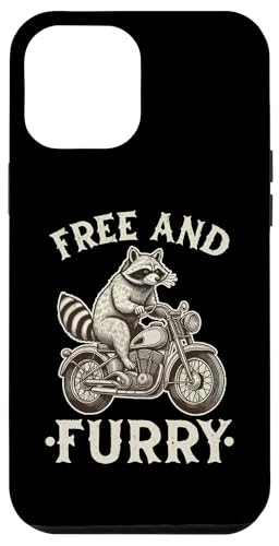 Hülle für iPhone 15 Plus Free And Furry Racoon Motorradfahrer Biker Waschbär von Raccoon Motorcycle Lover Designs