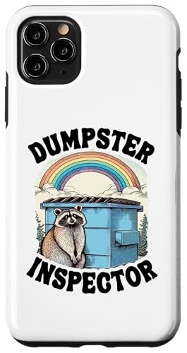 Hülle für iPhone 11 Pro Max Dumpster Inspector Waschbär von Raccoon & Team Trash