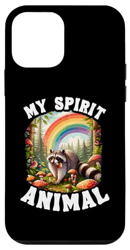 Hülle für iPhone 12 mini My Spirit Animal Waschbär Lustiger Waschbär von Raccoon & Team Trash