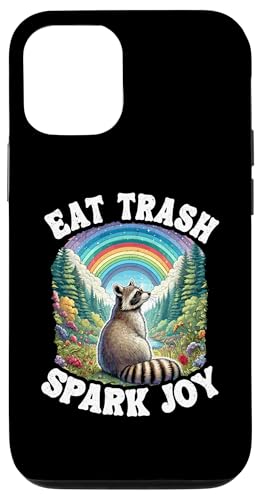 Hülle für iPhone 14 Eat Trash Spark Joy Waschbär Lustiger Waschbär von Raccoon & Team Trash