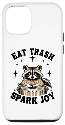 Hülle für iPhone 14 Eat Trash Spark Joy Waschbär Lustiger Waschbär von Raccoon & Team Trash