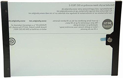 Door PLEXY / Vision Contractor 8U | 48,3 cm Ausrüstung/Schrankregal, Zubehör, Türgehäuse, Schrankregal, 1 Stück – PGRD08C von Rackz