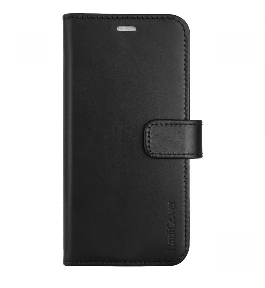 RadiCover - Radiation Protection Wallet Vegan Leather 2in1 iPhone 14 Exclusive Black von RadiCover