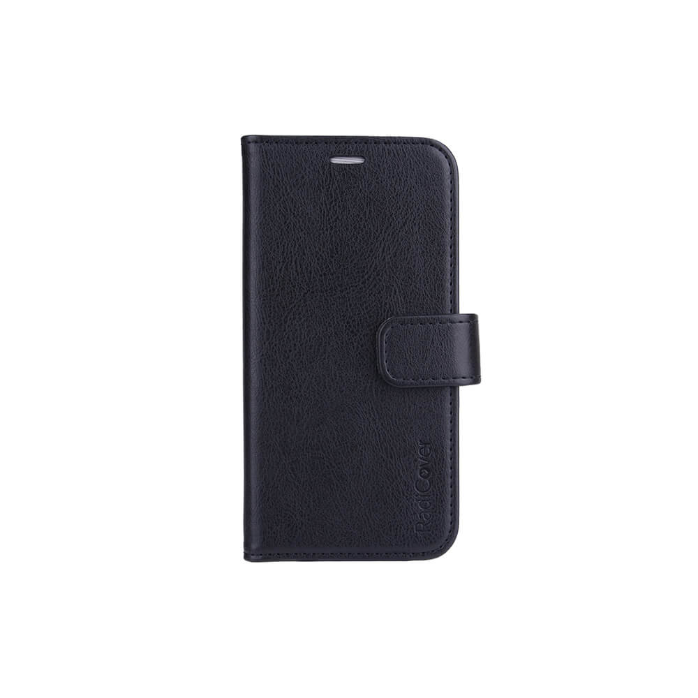 RadiCover - Radiationprotected Mobilewallet iPhone - iPhone 13 Mini Flipcover Black von RadiCover