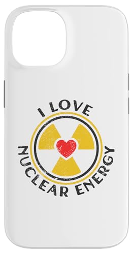 Strahlungswarnschild mit Herz - I Love Nuclear Energy Hülle für iPhone 14 von Radiation Nuclear Power Retro Designs