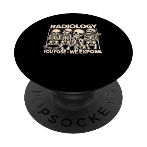 Radiology You Pose We EALL BLACKpose Radiologe ALL PopSockets mit austauschbarem PopGrip von Radiology ALL BLACK-Ray Tech Radiologist Gifts