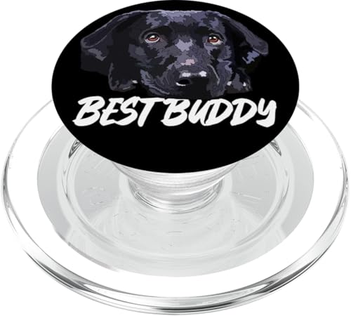 Black Lab Bester Kumpelhund PopSockets PopGrip für MagSafe von Raf THE ARTIST Designs