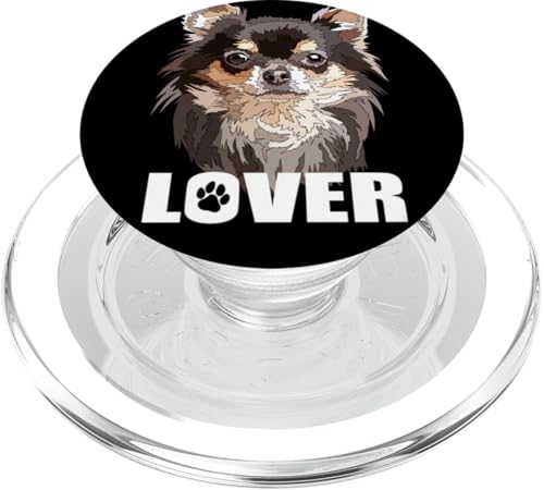 Chihuahua Langhaarliebhaber PopSockets PopGrip für MagSafe von Raf THE ARTIST Designs