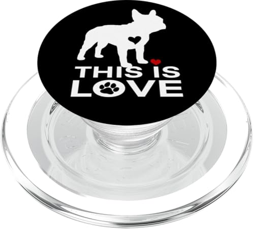 Das ist Love Frenchie Dog PopSockets PopGrip für MagSafe von Raf THE ARTIST Designs