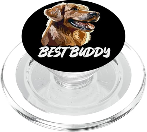 Golden Lab bester Kumpel PopSockets PopGrip für MagSafe von Raf THE ARTIST Designs