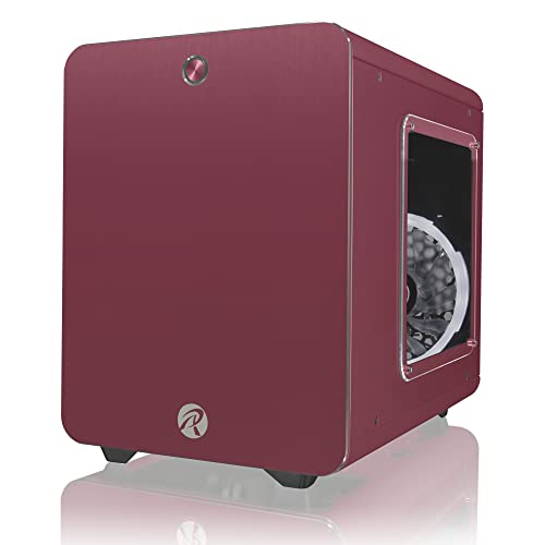 RAIJINTEK Case Metis Plus Rot Mini-ITX Aluminium Fenster von Raijintek