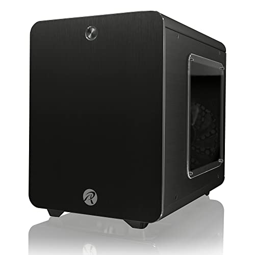 Raijintek METIS Plus Mini-ITX Computer Gehäuse, Tower Case, Mini Gehäuse PC, PC - Gehäuse Silent, Boxen Tower, Mini ITX Gaming (Schwarz) von Raijintek