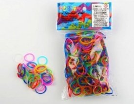 Gummibänder Rainbow Loom mehrfarbig Jelly von Rainbow Loom