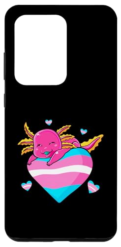 Hülle für Galaxy S20 Ultra LGBTQ-Transgender Happy Axolotl Transolotl Heart Trans Pride von Rainbow Pride Apparel