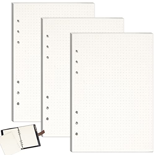 3 Packung A5 Nachfüllpapier 6 Loch 135 Blätter Ringbucheinlagen A5 Nachfüllpapier Notizbuch, A5 Papier Liniert Refill Paper für Notizbuch, Tagbuch, Skizze, Malerei - 21 x 14.2 cm, Weiß 3 Packung A5 Nachfüllpapier 6 Loch 135 Blätter Ringbucheinlagen A5 Nachfüllpapier Notizbuch, A5 Papier Liniert Refill Paper für Notizbuch, Tagbuch, Skizze, Malerei - 21 x 14.2 cm, Weiß von Rairsky