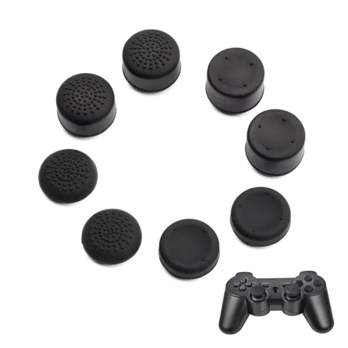 Rakiuty PS5 Controller Zubehör Sticks,Controller Zubehör,Thumbstick Grip,Joystick Kappen Thumb Grips,Controller Cap Set,Kappen Stick Aufsätze Analogstick,Thumbstick Caps Grip Set,8PC von Rakiuty