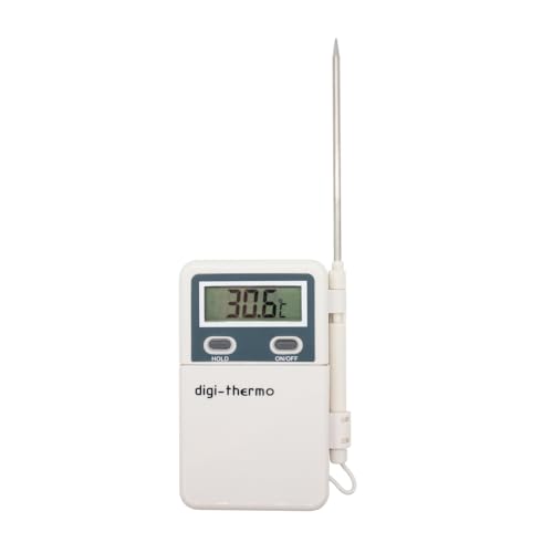 Agtwt2 Digitales Hand-Thermometer mit Sonde und Display -50 ° + 300 °C, 25fr0485 Agtwt2, ideal für Klimaanlagen, Küche, Grillen und Labors von Ralertreik