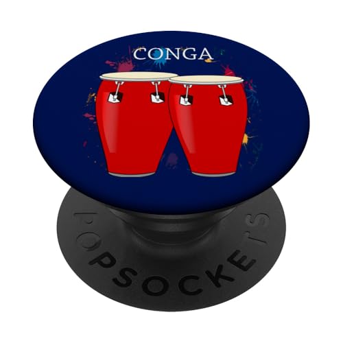 Conga-Spieler Perkussionist PopSockets Klebender PopGrip von Ralph Graf