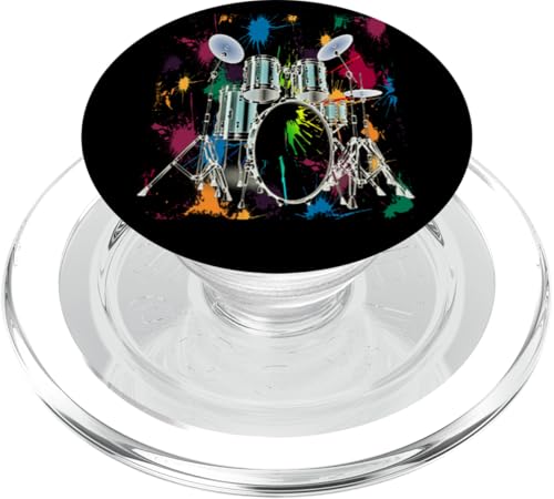 Schlagzeug-Set Artistic Graphic Musician Drummer PopSockets PopGrip für MagSafe von Ralph Graf