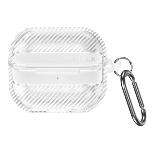 RanTuo Bluetooth Kopfhörerhülle Kompatibel mit Samsung 3/Buds 3 Pro, Weiches TPU, Staubdicht, Sturzfest, Kopfhörer Hülle Kompatibel mit Samsung 3/Buds 3 Pro.(Transparent) von RanTuo