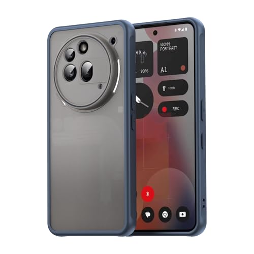 RanTuo Hülle Kompatibel mit Nothing Phone 3a Pro, Harter PC + Weiches TPU, 2-in-1, Anti-Fall, Schutzhülle Kompatibel mit Nothing Phone 3a Pro.(Blau) von RanTuo