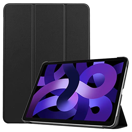 RanTuo Tablethülle für Amazon Fire HD 8 2024, PU-Aufkleberleder, Dünn, Staubdicht, Fallfeste Tablet-Hülle für Amazon Fire HD 8 2024.(Schwarz) von RanTuo